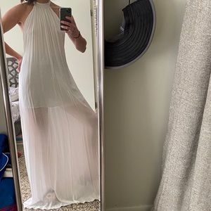 Reformation Halter Gown